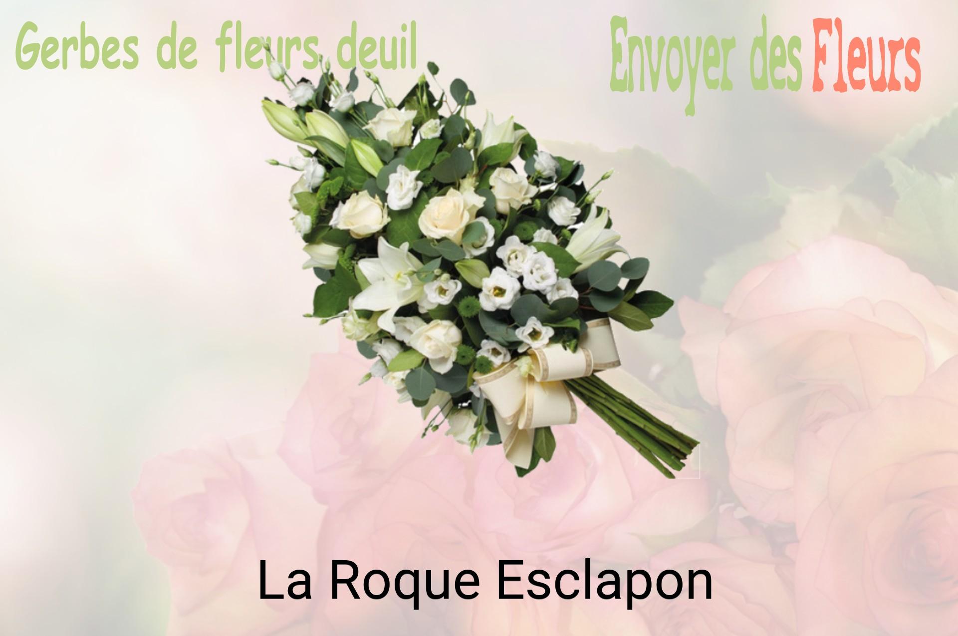 Gerbe de fleurs de deuil livrée à La Roque-Esclapon